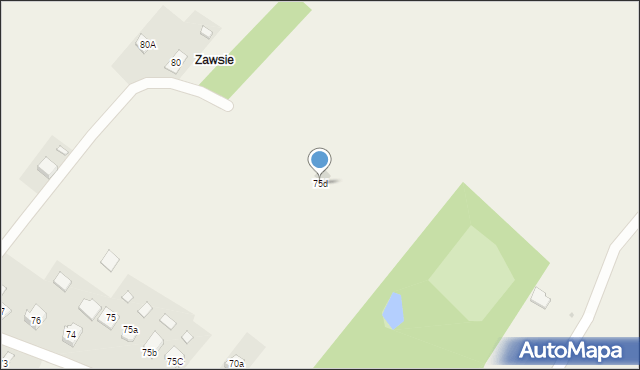 Przyborów, Przyborów, 75d, mapa Przyborów