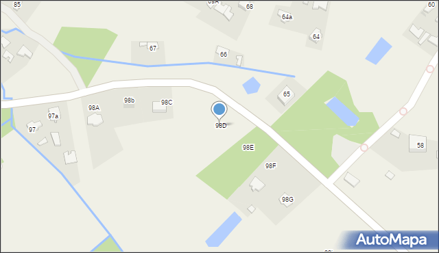 Przyborów, Przyborów, 98D, mapa Przyborów
