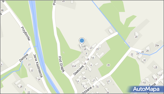 Przyborów, Przyborów, 32, mapa Przyborów