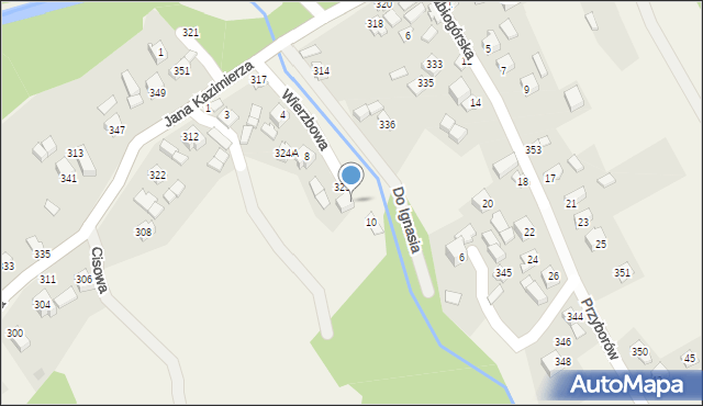 Przyborów, Przyborów, 326, mapa Przyborów