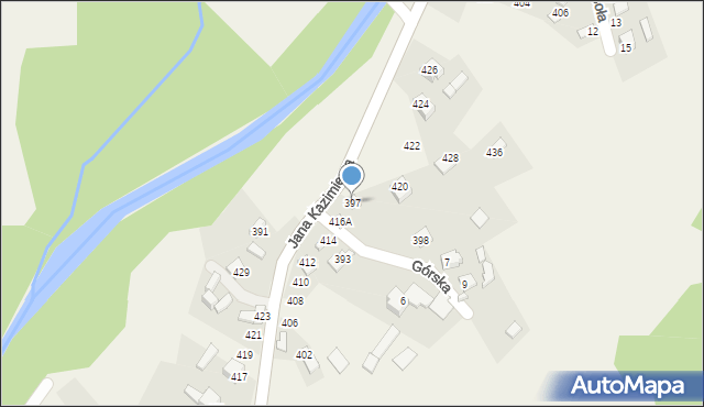 Przyborów, Przyborów, 397, mapa Przyborów