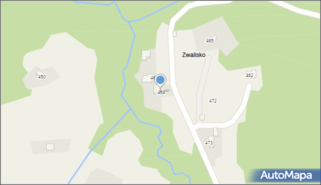 Przyborów, Przyborów, 464, mapa Przyborów