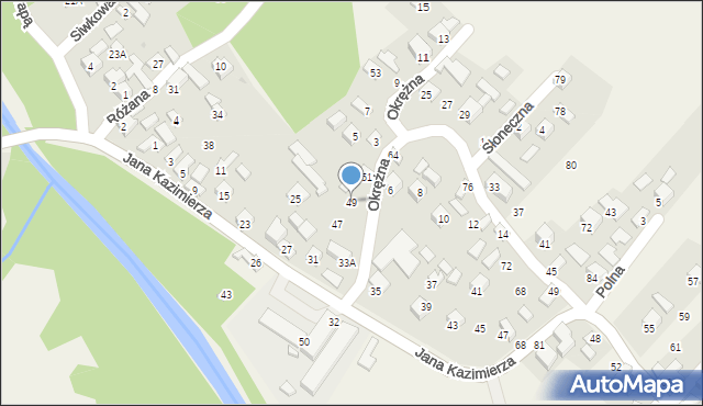 Przyborów, Przyborów, 49, mapa Przyborów