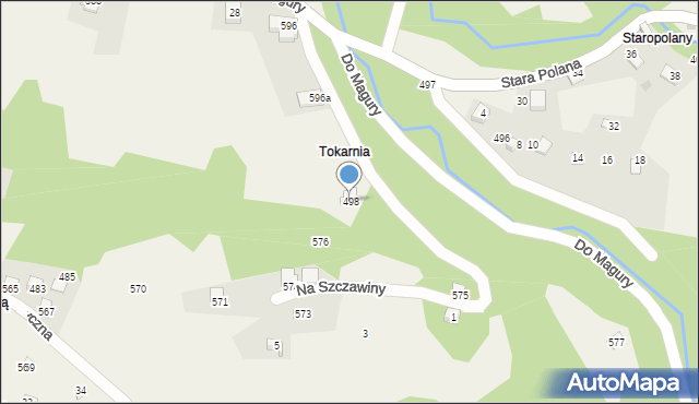 Przyborów, Przyborów, 498, mapa Przyborów