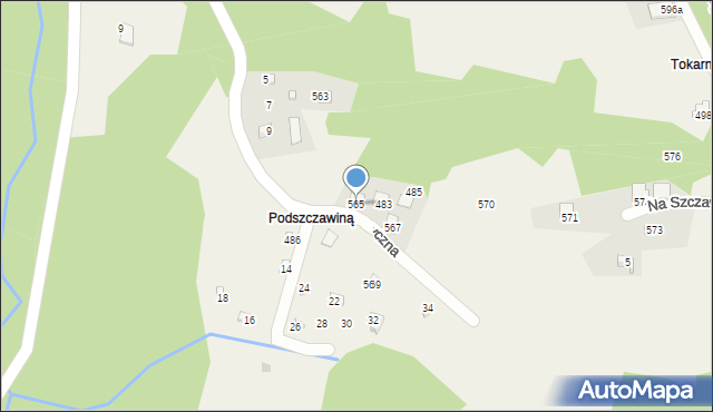 Przyborów, Przyborów, 565, mapa Przyborów