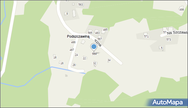 Przyborów, Przyborów, 569, mapa Przyborów