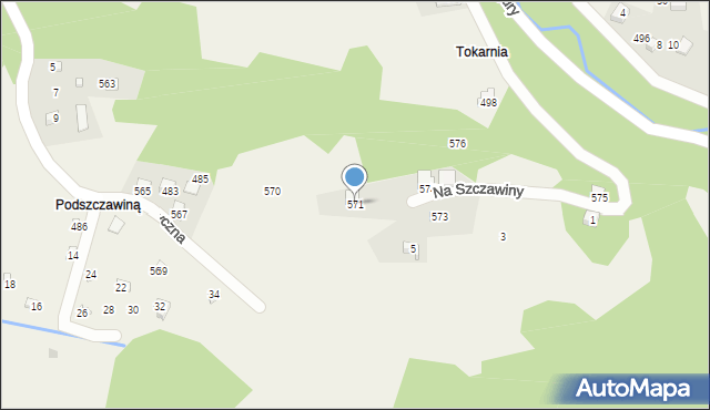 Przyborów, Przyborów, 571, mapa Przyborów