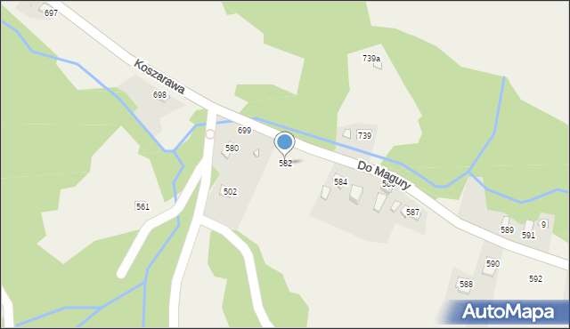 Przyborów, Przyborów, 582, mapa Przyborów
