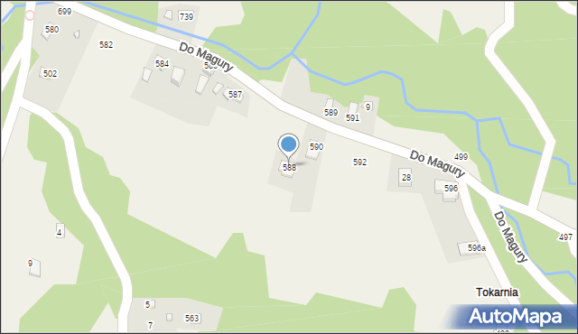 Przyborów, Przyborów, 588, mapa Przyborów