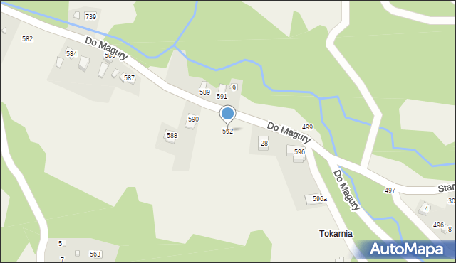 Przyborów, Przyborów, 592, mapa Przyborów