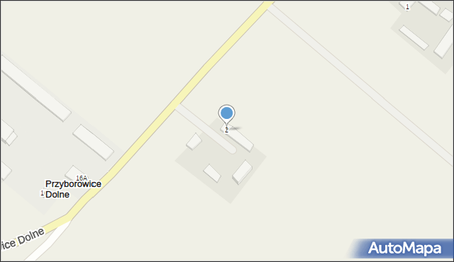 Przyborowice Dolne, Przyborowice Dolne, 2, mapa Przyborowice Dolne