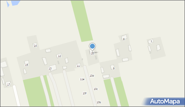 Przyborowice Górne, Przyborowice Górne, 10, mapa Przyborowice Górne