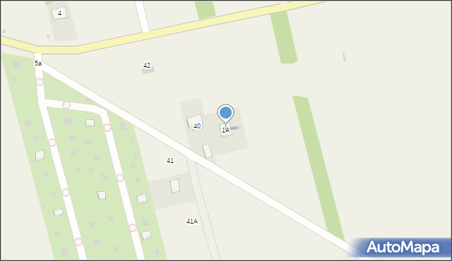 Przyborowice Górne, Przyborowice Górne, 1A, mapa Przyborowice Górne