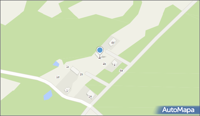 Przyborowo, Przyborowo, 4c, mapa Przyborowo