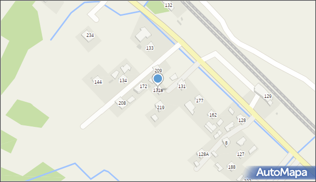 Przybówka, Przybówka, 131a, mapa Przybówka