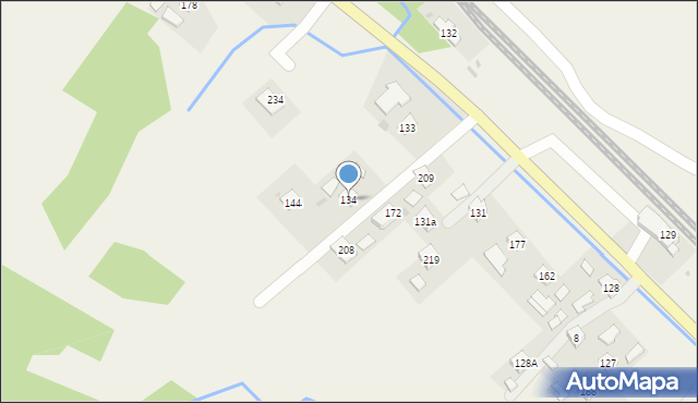 Przybówka, Przybówka, 134, mapa Przybówka