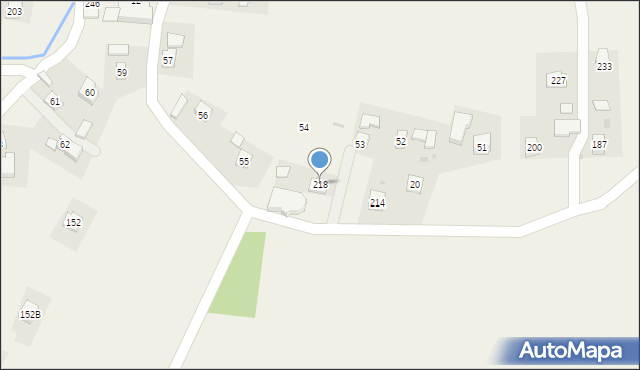 Przybówka, Przybówka, 218, mapa Przybówka