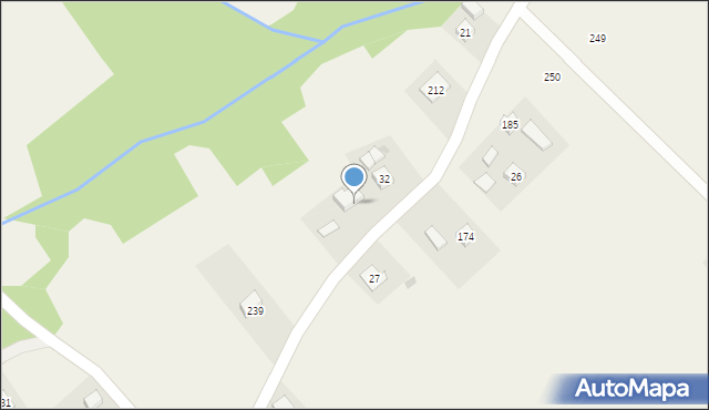 Przybówka, Przybówka, 243, mapa Przybówka