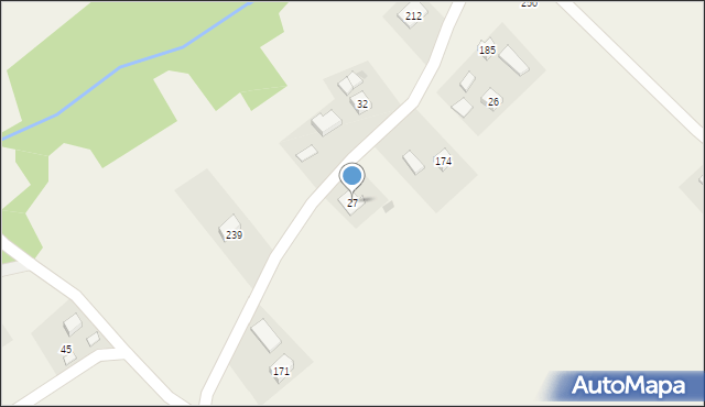 Przybówka, Przybówka, 27, mapa Przybówka