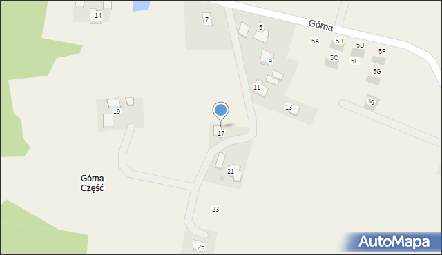 Przybradz, Przybradz, 5a, mapa Przybradz