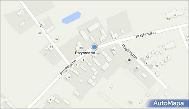 Przybrodzin, Przybrodzin, 6, mapa Przybrodzin