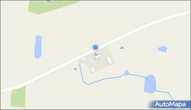 Przybychowo, Przybychowo, 26, mapa Przybychowo