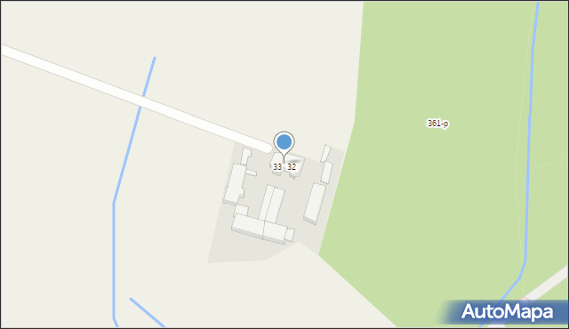 Przybychowo, Przybychowo, 33a, mapa Przybychowo