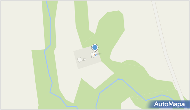 Przybyłowo, Przybyłowo, 20, mapa Przybyłowo