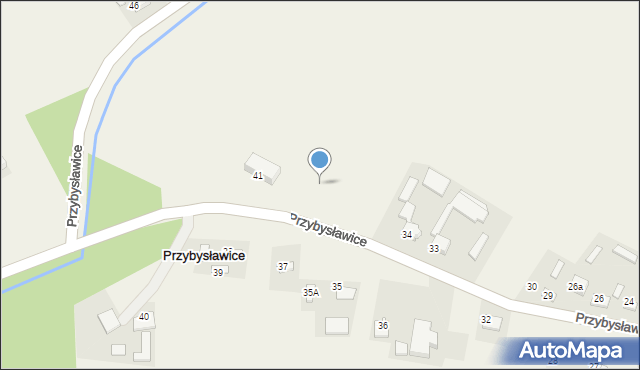 Przybysławice, Przybysławice, 34a, mapa Przybysławice