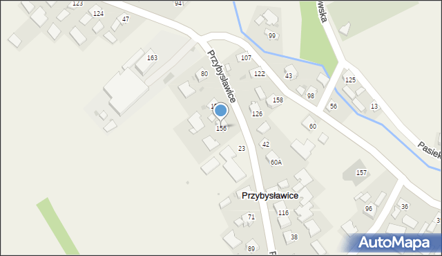 Przybysławice, Przybysławice, 156, mapa Przybysławice