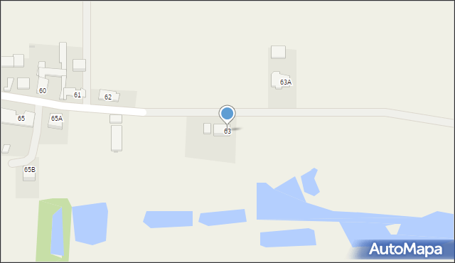 Przybyszów, Przybyszów, 63, mapa Przybyszów