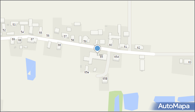Przybyszów, Przybyszów, 65/1, mapa Przybyszów