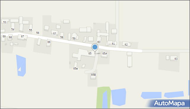 Przybyszów, Przybyszów, 65/4, mapa Przybyszów