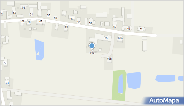 Przybyszów, Przybyszów, 65e, mapa Przybyszów