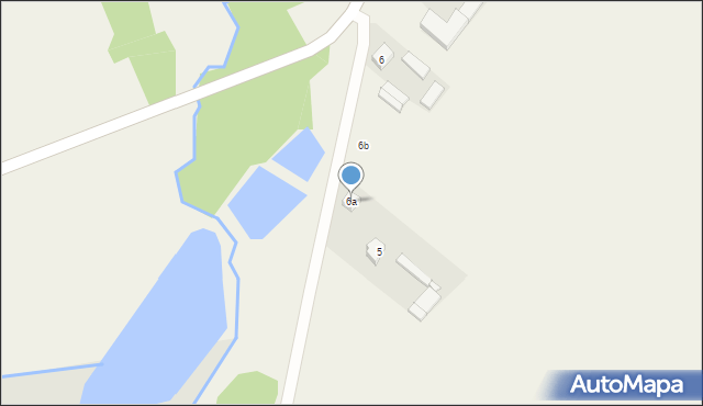 Przybyszyce, Przybyszyce, 6a, mapa Przybyszyce