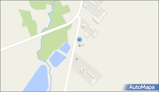 Przybyszyce, Przybyszyce, 6b, mapa Przybyszyce