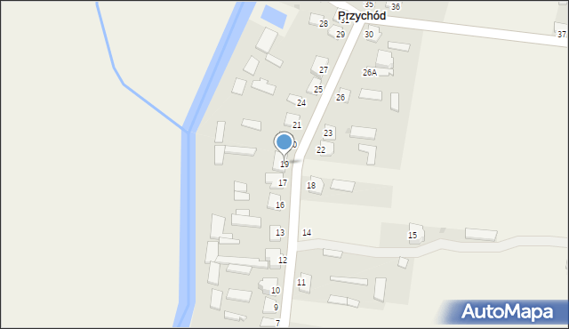 Przychód, Przychód, 19, mapa Przychód