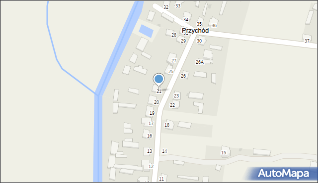 Przychód, Przychód, 21, mapa Przychód