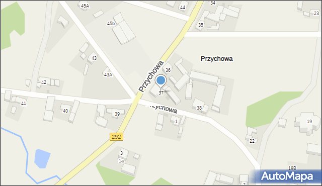 Przychowa, Przychowa, 37, mapa Przychowa