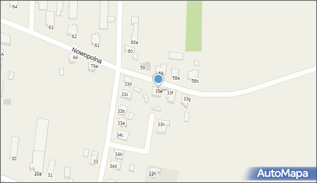 Przyczyna Dolna, Przyczyna Dolna, 33e, mapa Przyczyna Dolna