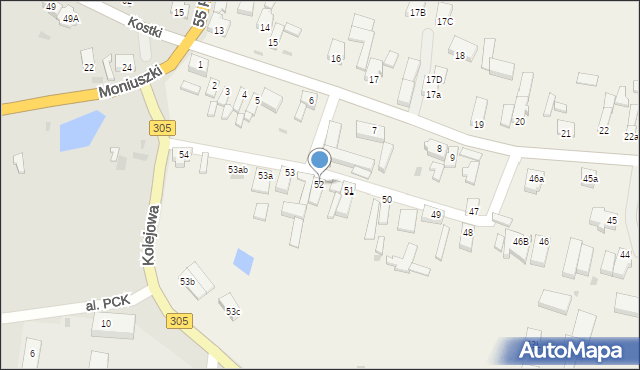 Przyczyna Dolna, Przyczyna Dolna, 52, mapa Przyczyna Dolna