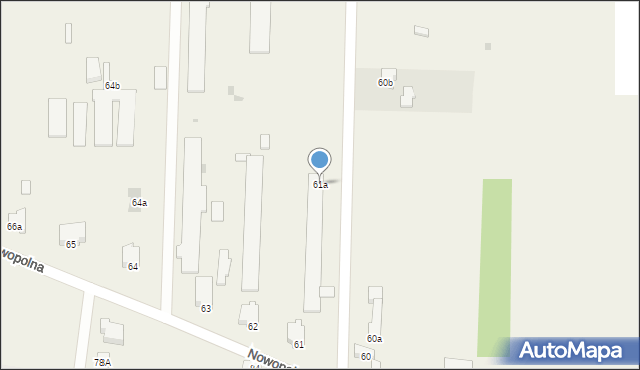 Przyczyna Dolna, Przyczyna Dolna, 61a, mapa Przyczyna Dolna