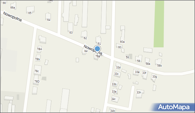 Przyczyna Dolna, Przyczyna Dolna, 79a, mapa Przyczyna Dolna