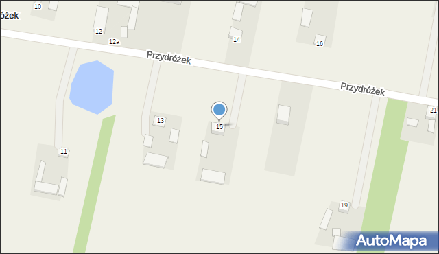 Przydróżek, Przydróżek, 15, mapa Przydróżek