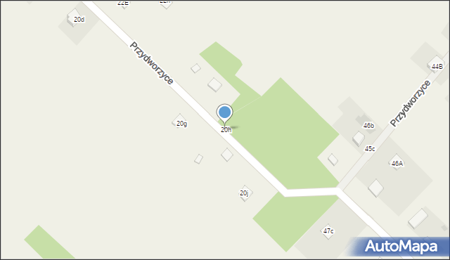 Przydworzyce, Przydworzyce, 20h, mapa Przydworzyce