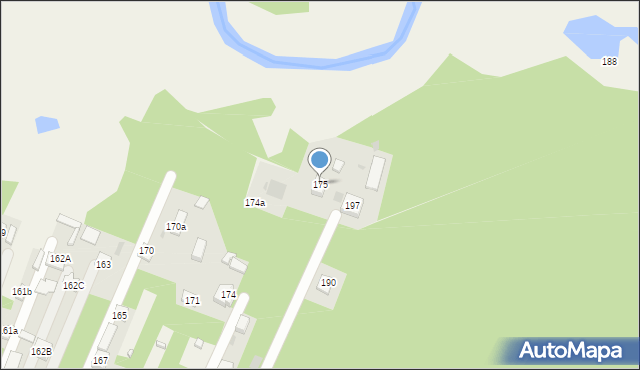 Przygłów, Przygłów Las, 175, mapa Przygłów