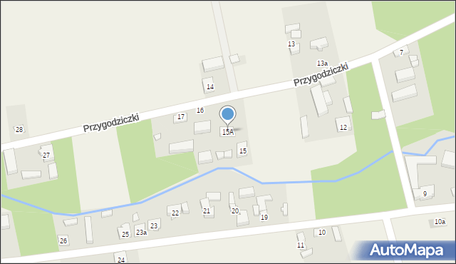 Przygodziczki, Przygodziczki, 15A, mapa Przygodziczki