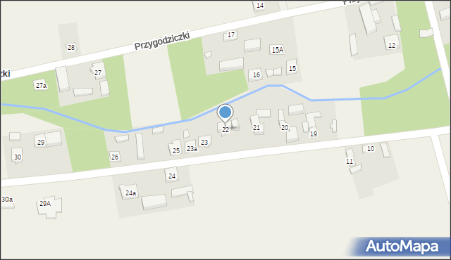 Przygodziczki, Przygodziczki, 22, mapa Przygodziczki