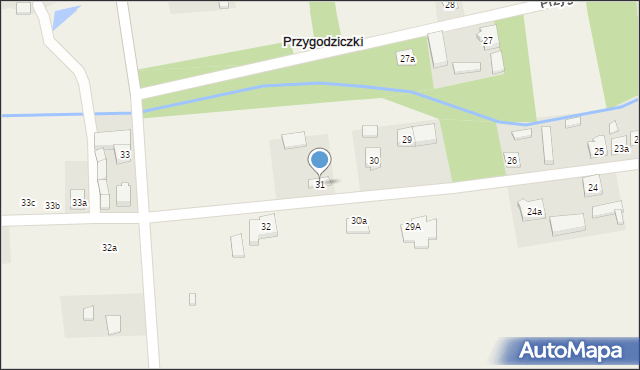 Przygodziczki, Przygodziczki, 31, mapa Przygodziczki