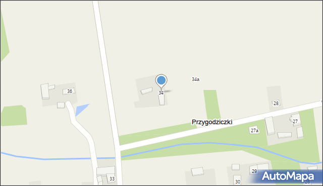 Przygodziczki, Przygodziczki, 34, mapa Przygodziczki